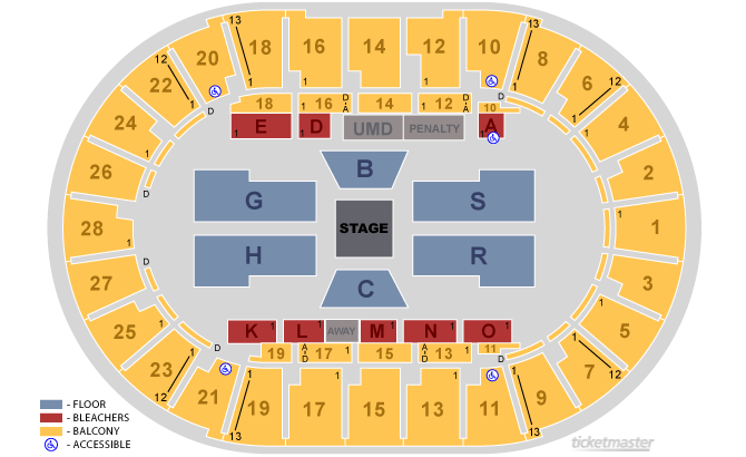 Amsoil Arena Hockey Seating Chart