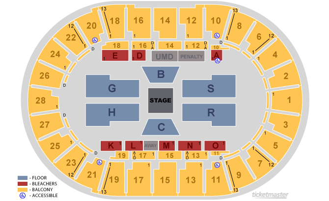 Amsoil Arena Seating Chart Hockey