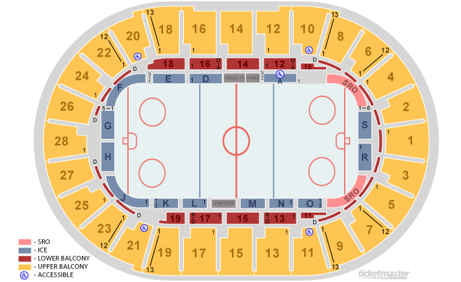 Hockey Seating Chart